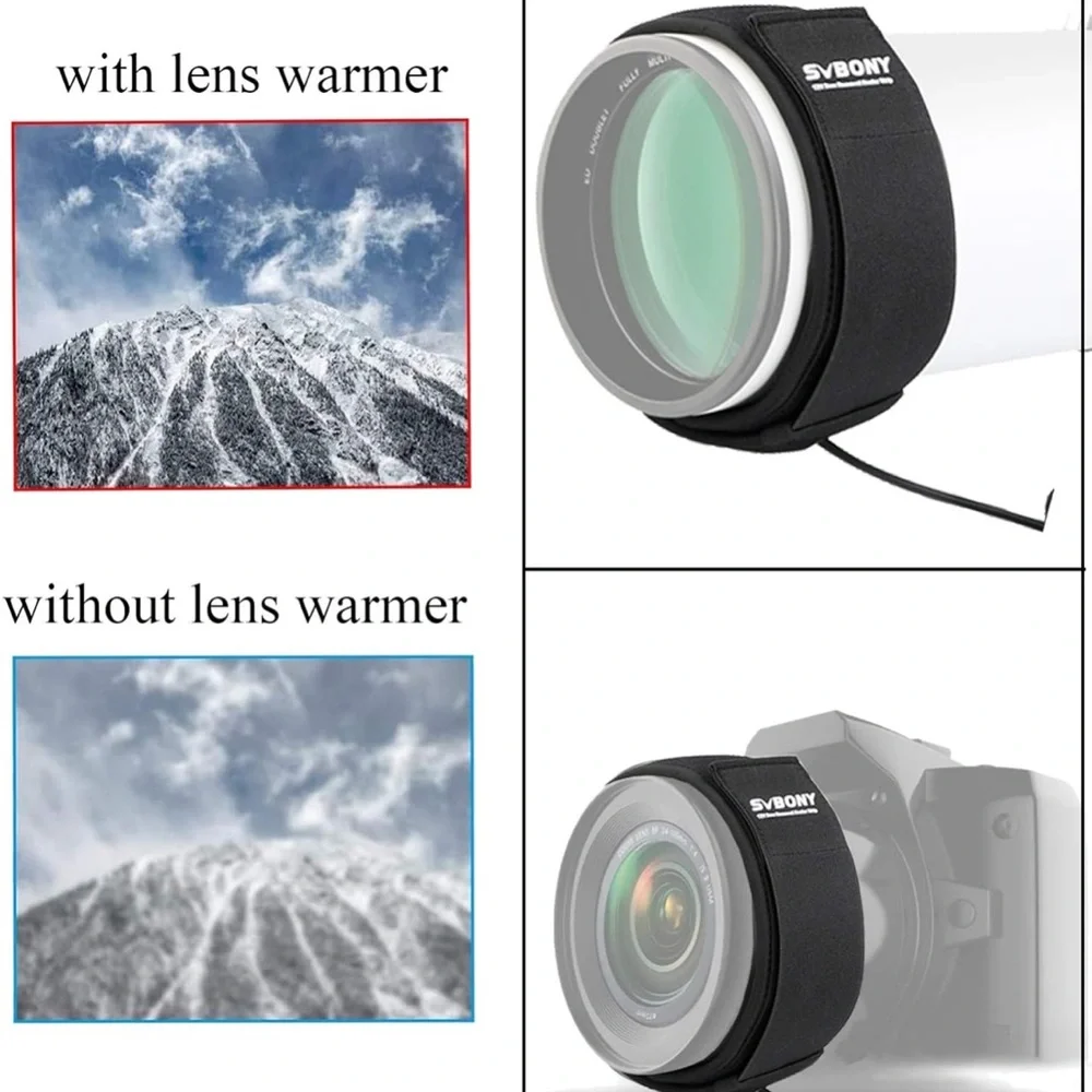 SV192 Dew Heater Strip 560mm Lens Heater Warmer for‎ Telescope DSLR Camera